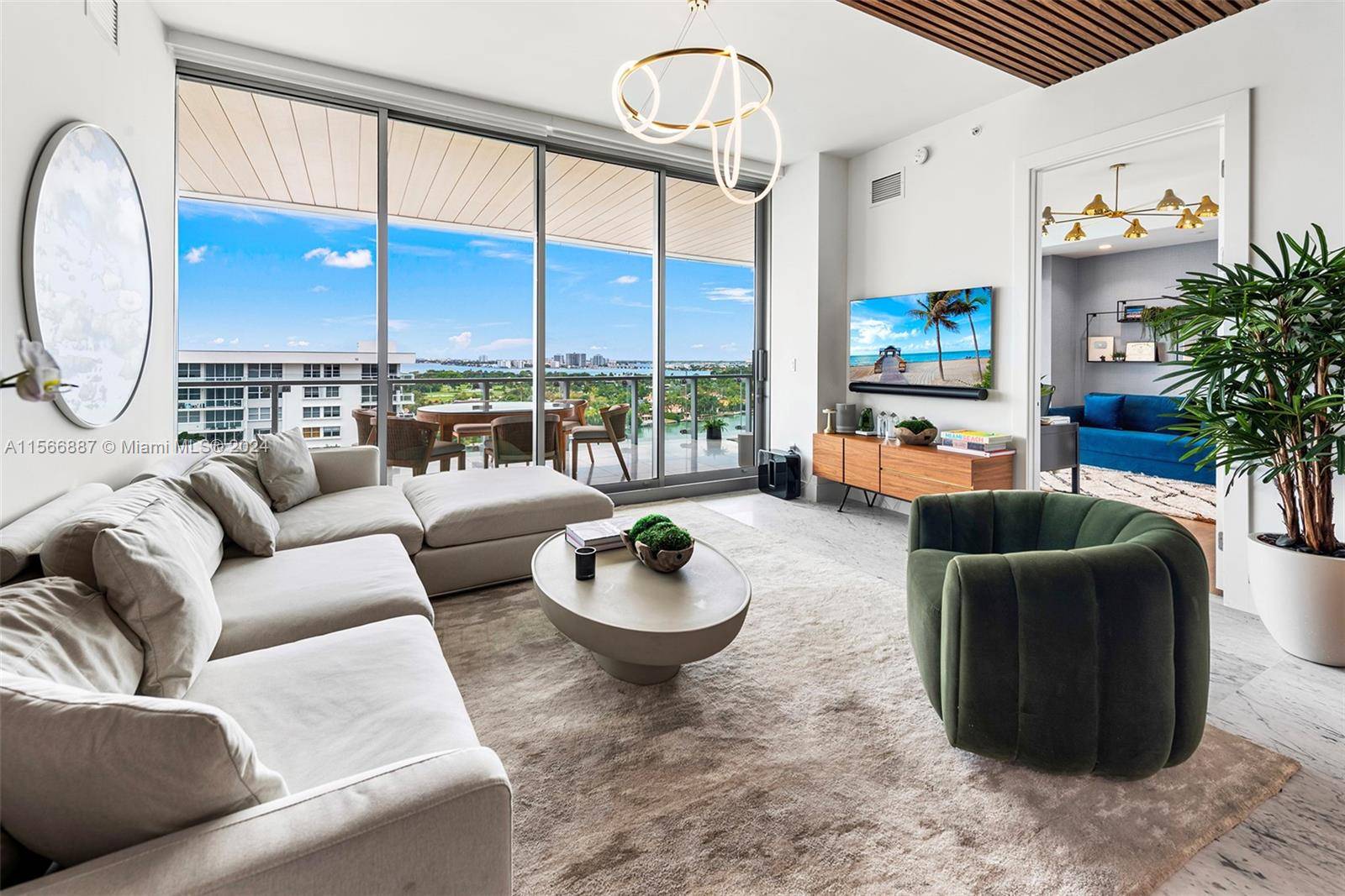 Experience luxury living at its finest in this stunning two bedroom, two and a half bathroom fully furnished residence at 57 Ocean in Miami Beach.
