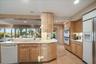 KITCHEN view facing the bay and those big beautiful windows.