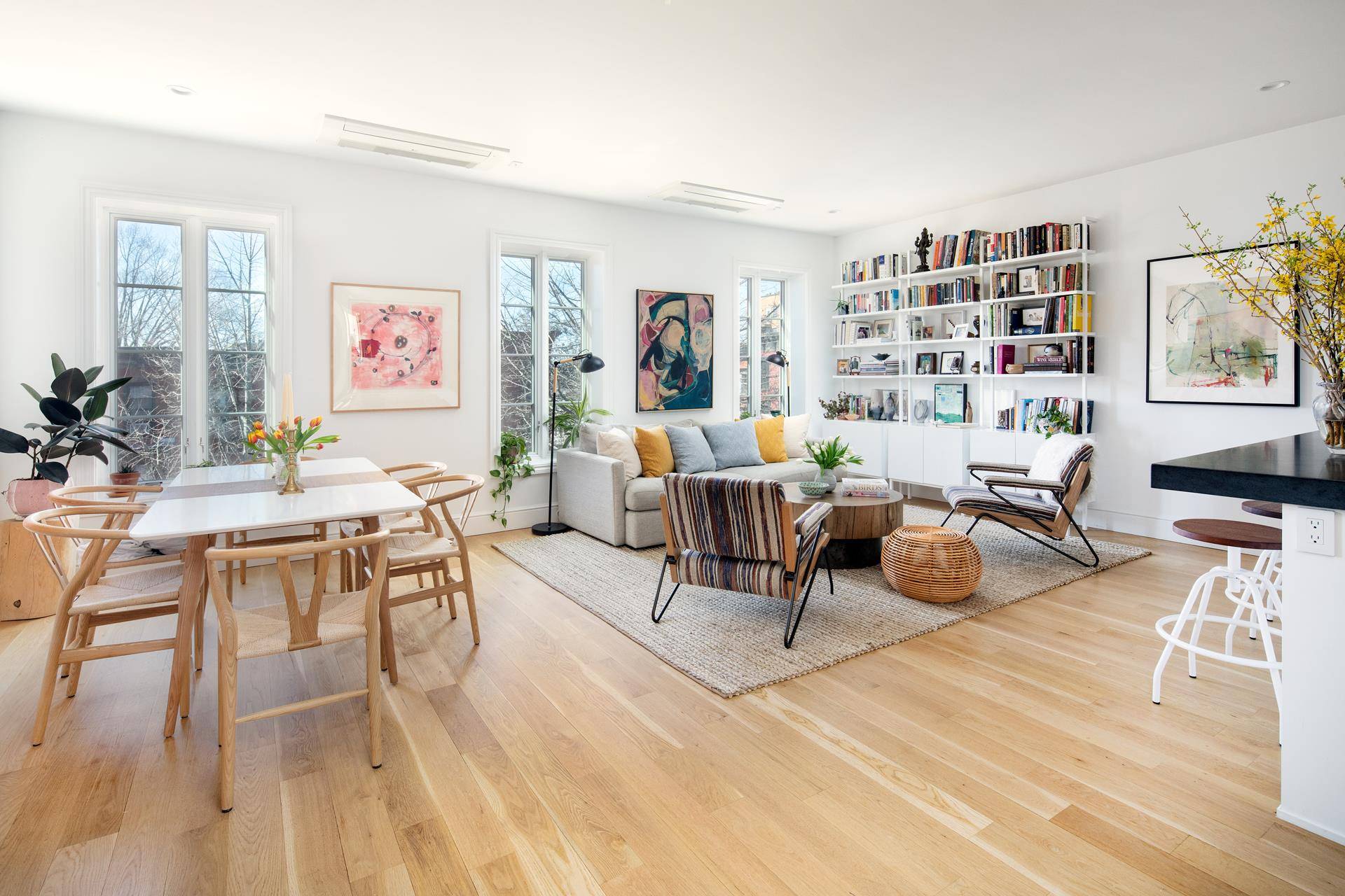 Featuring elite craftsmanship and two private outdoor spaces, this four bedroom, three and a half bathroom duplex penthouse condominium is the perfect Park Slope sanctuary.