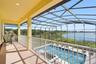 Balcony view over the pool