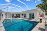 large pool and enclosed pool deck
