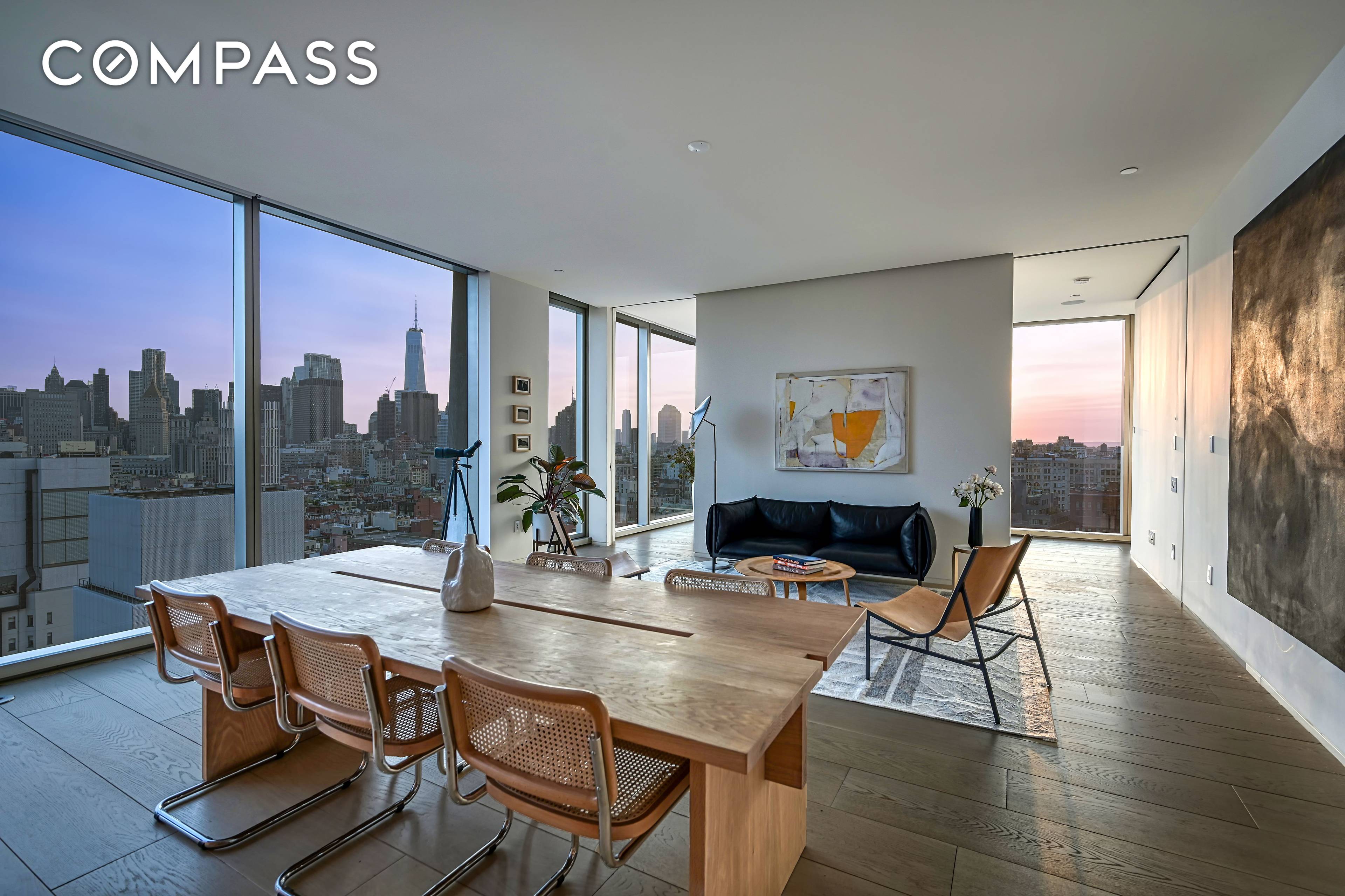 This 1 bedroom, 1. 5 bathroom is one of the most impressive apartments currently on the market in Downtown Manhattan.