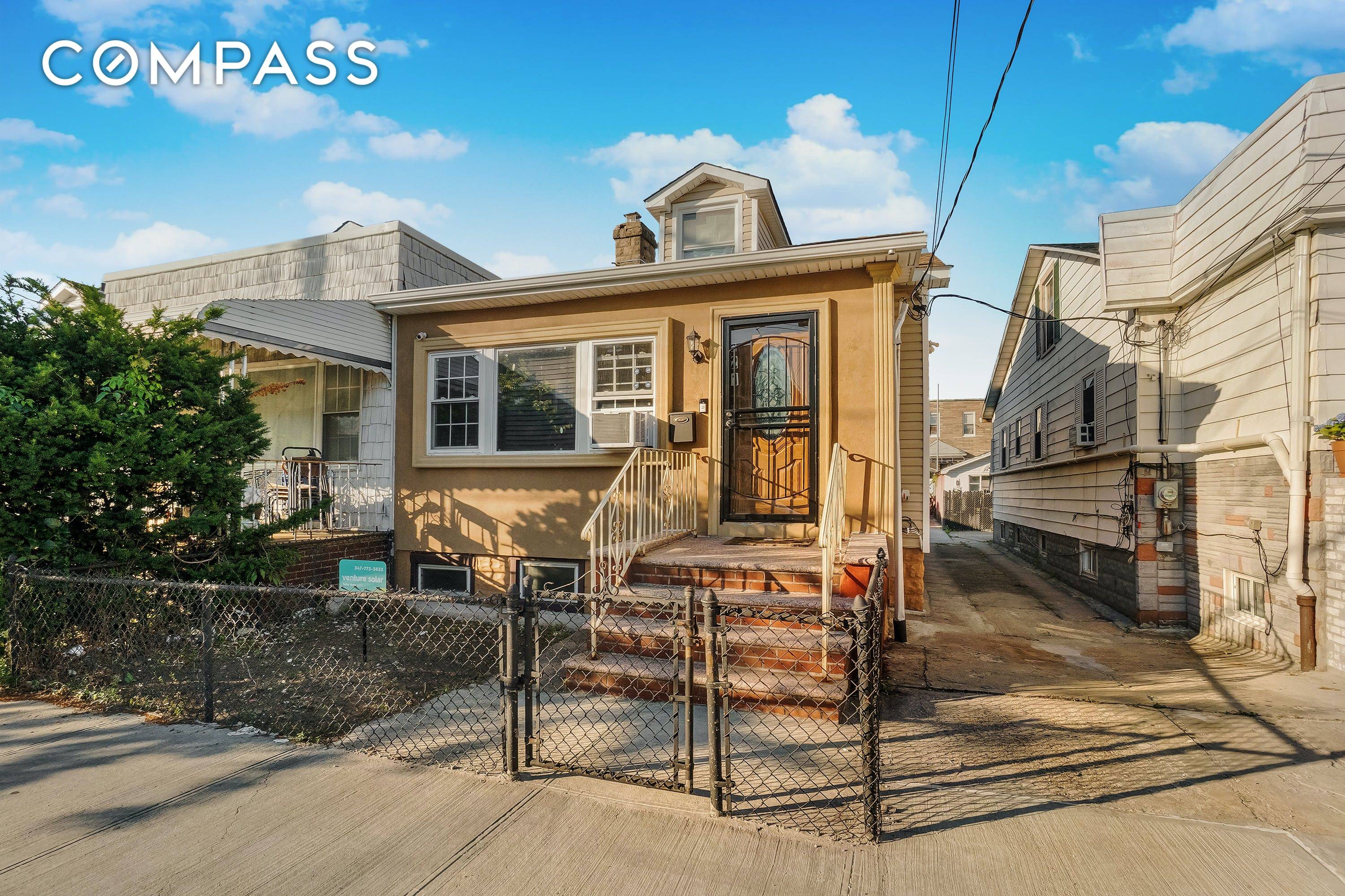 Welcome home, this totally renovated single family home has just hit the market.