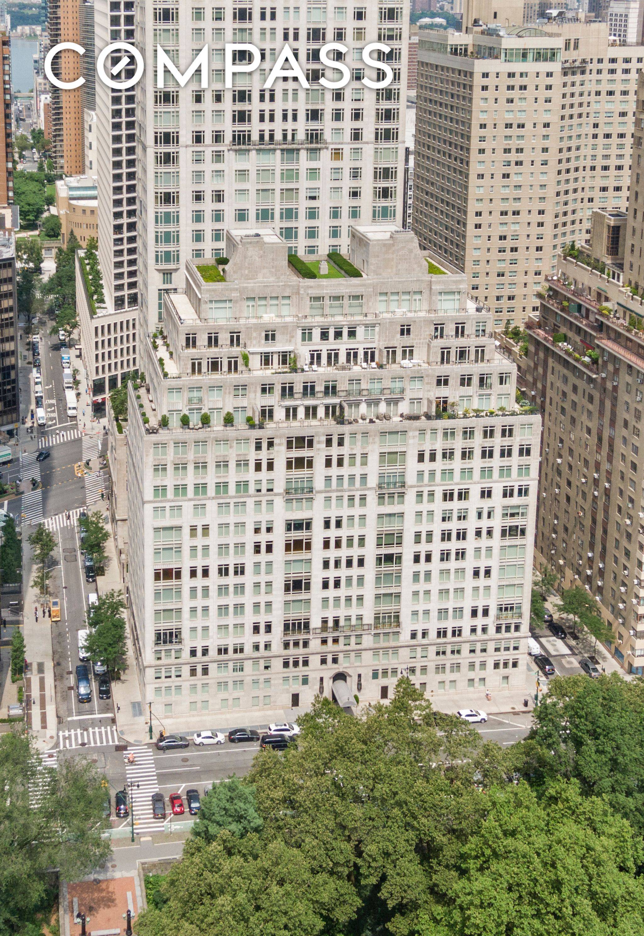 Incredible and unique opportunity to create one of the largest residences at Robert AM Stern s iconic 15 Central Park West with over 8, 000 SF and nearly 100 feet ...