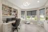 Office with custom built ins