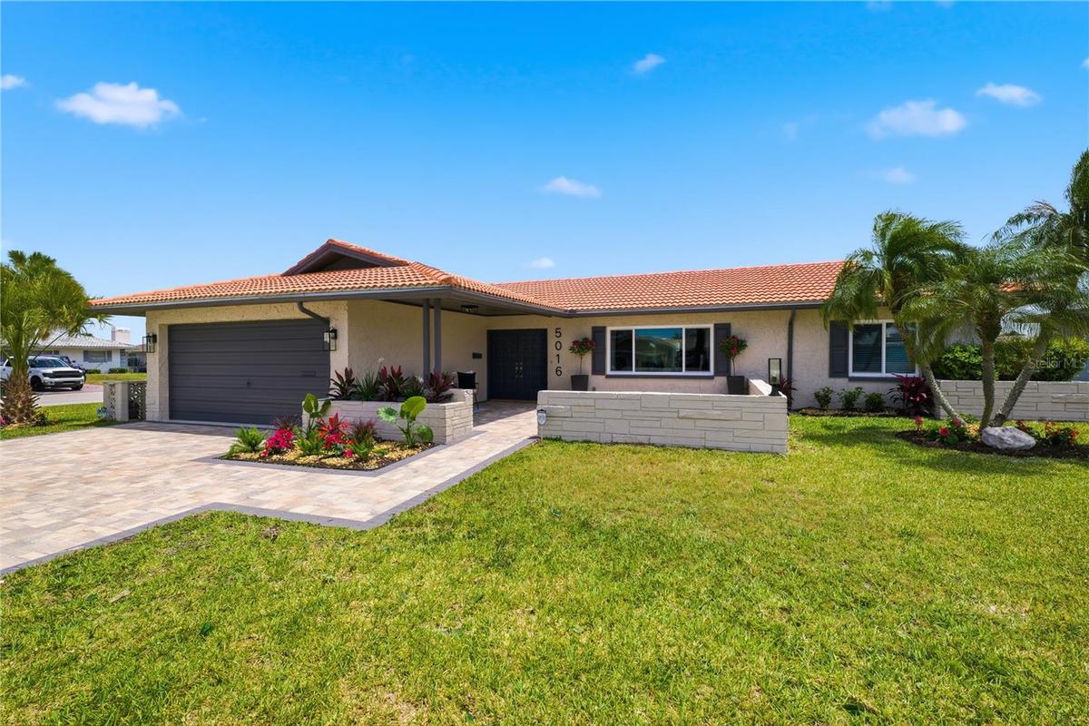 huge front yard