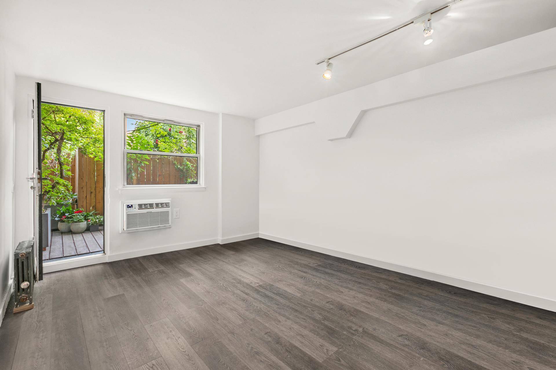 Welcome to this stunning and spacious loft like studio apartment and your very own private terrace with a touch of sophistication, nestled in the heart of Greenwich Village.