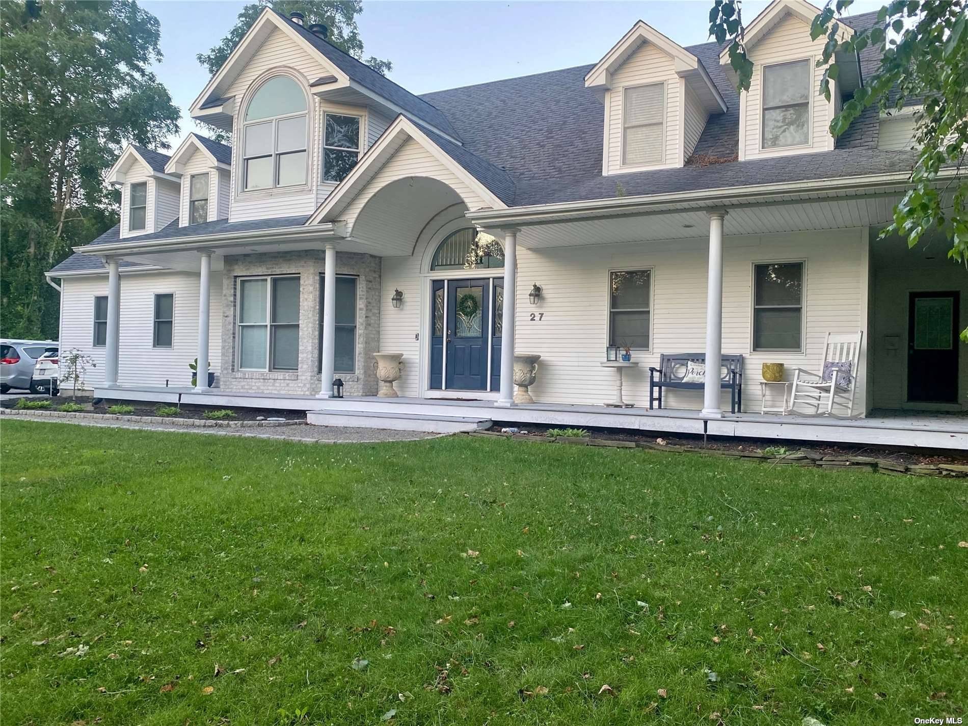 YOUR OASIS AWAITS ! Located on a Cul de sac, This Amazing 3200 SQ FT Victorian is Nestled on 3 4 of an acre, Minutes from the Sought after Bellport ...