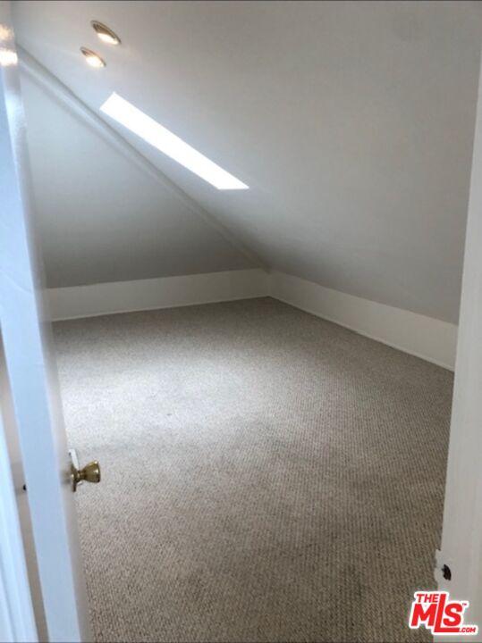 Loft area with skylight can be