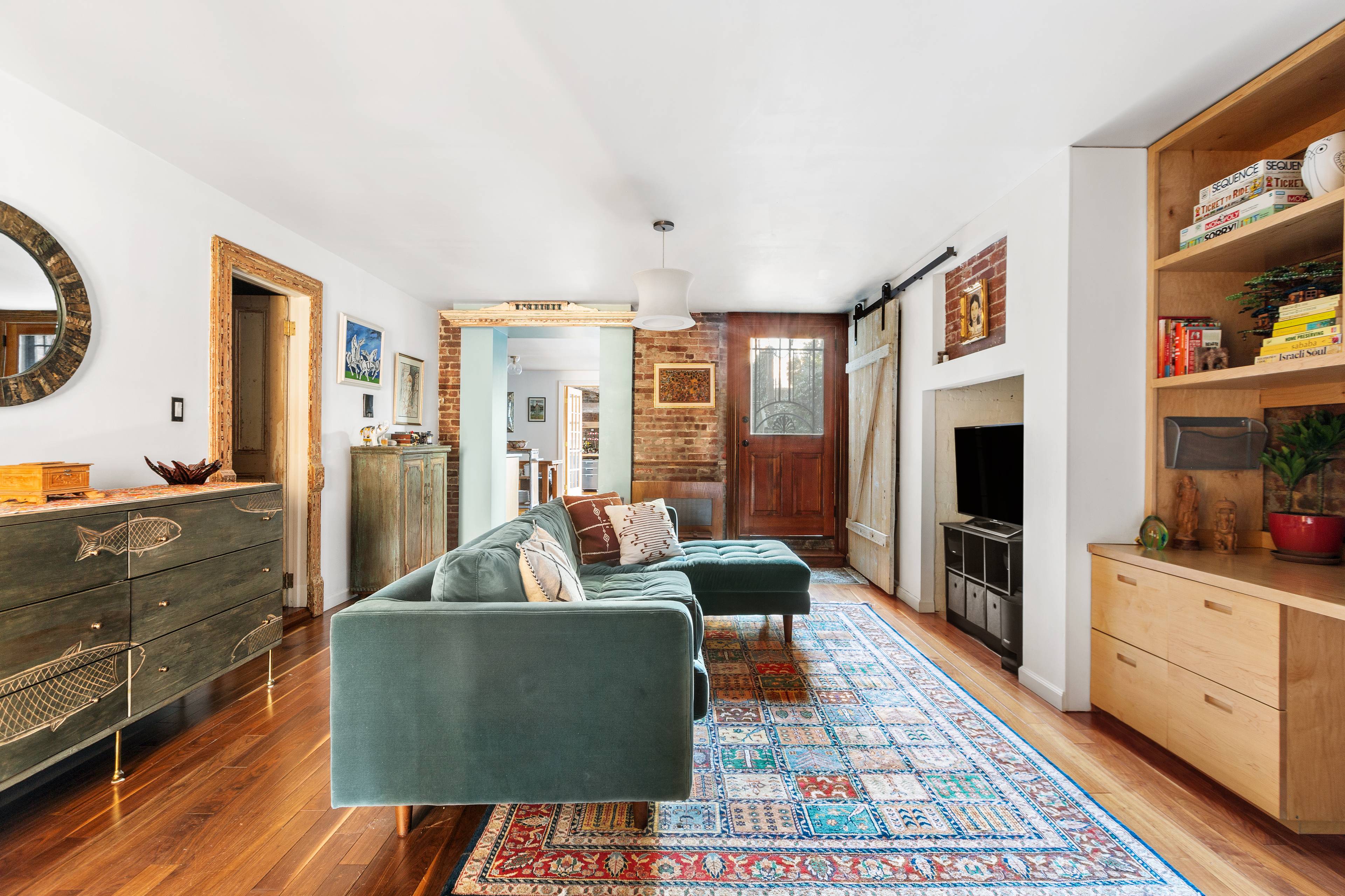 Welcome to 135 Clinton Ave, where classic brownstone meets bohemian living.