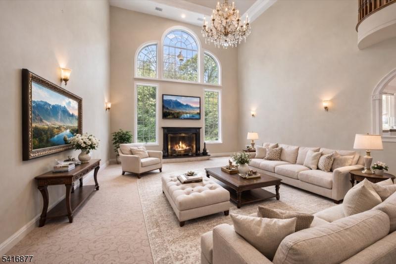 Great Room W/ Soaring Ceiling