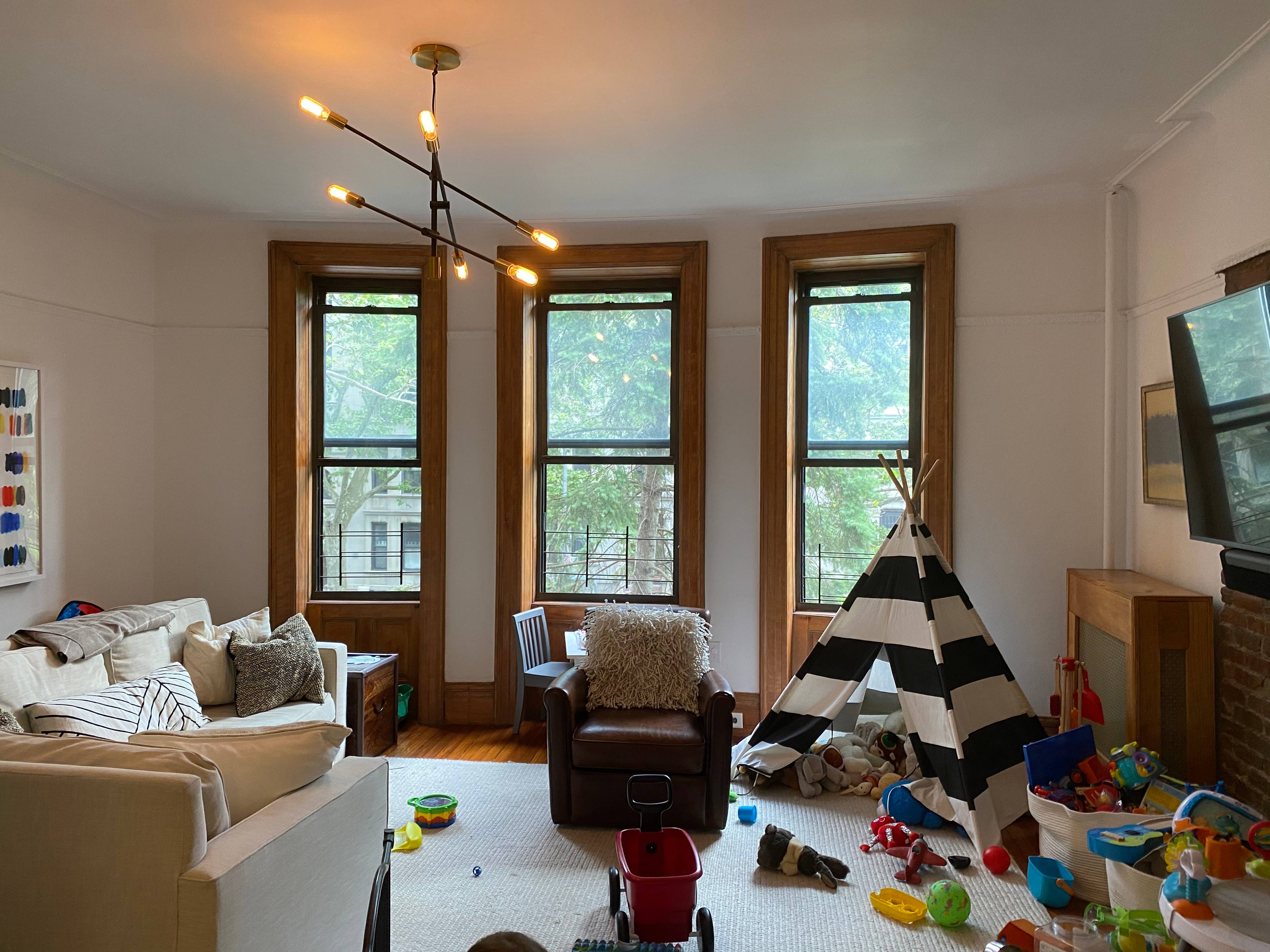 IMPRESSIVE one of a kind floorthrough home in the most desirable block of Park Slope.