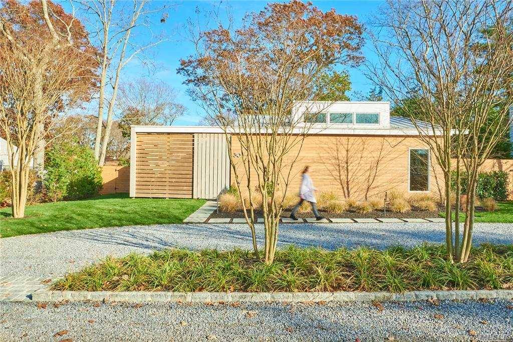 Eco modern home available for rent in Pine Neck, Sag Harbor.