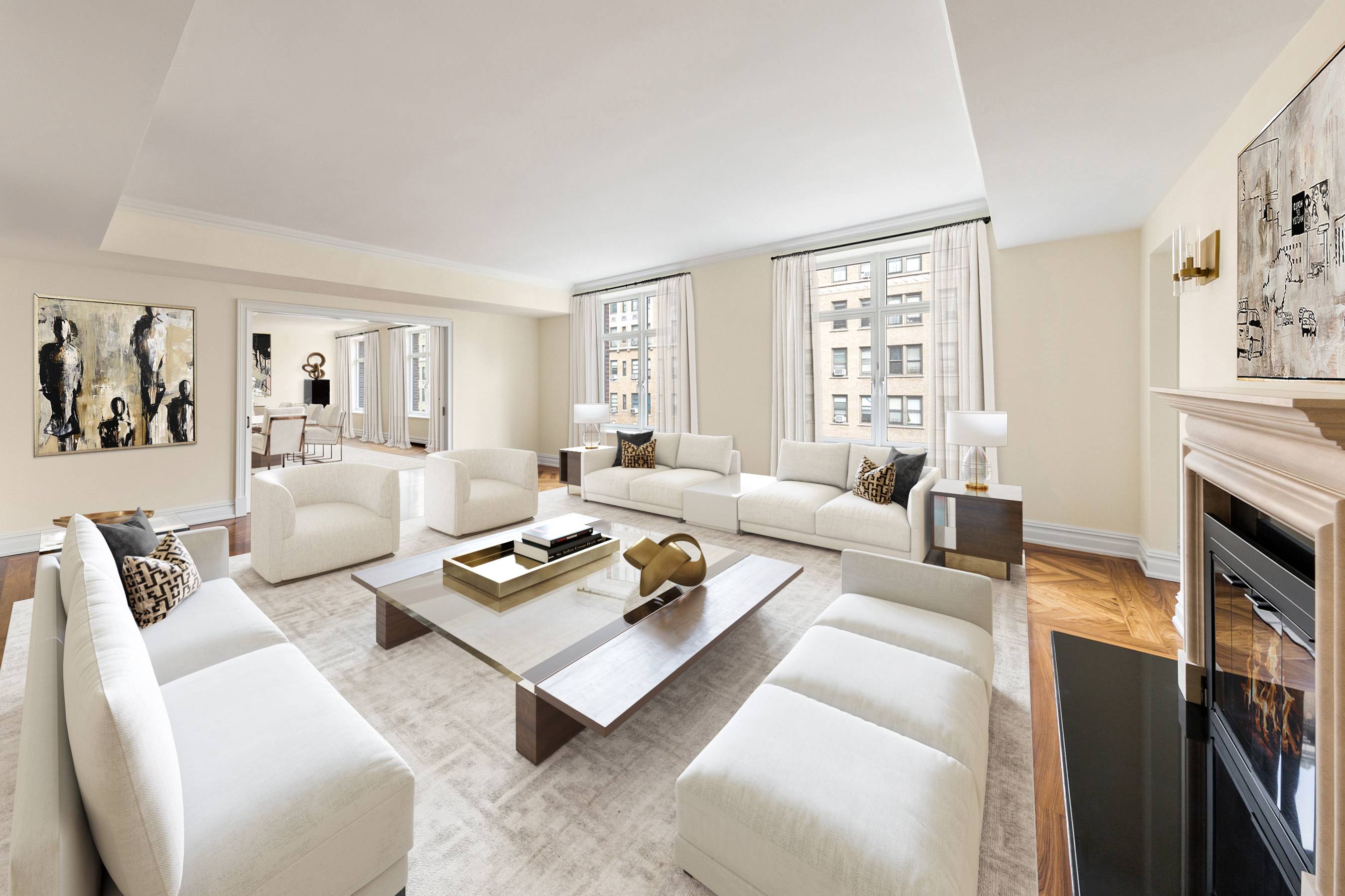 Sprawling over 8400 square feet the superior, private, full floor residence at 535 West End Avenue is a rare opportunity to live in the city but enjoy the security, comfort, ...