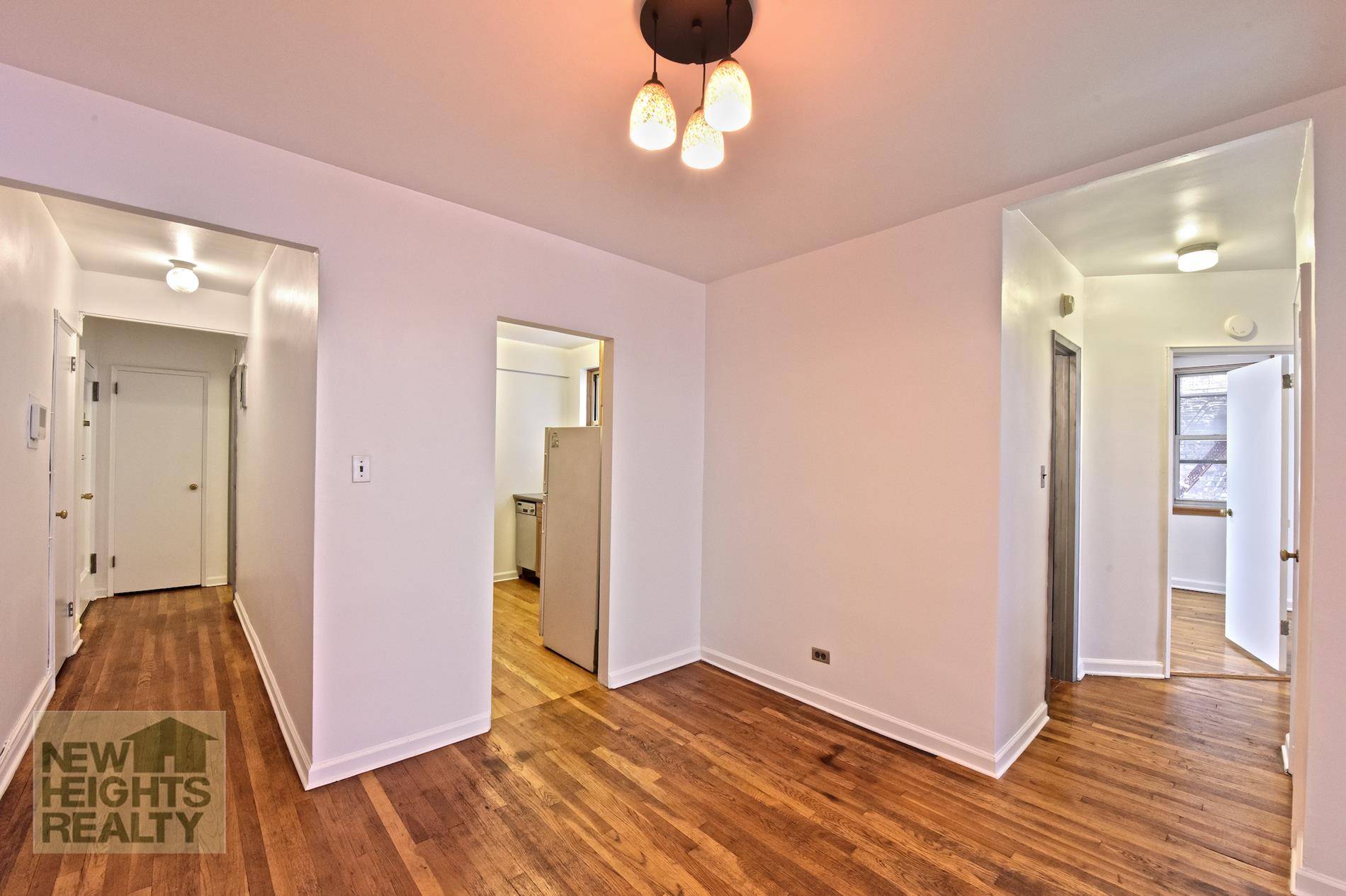 This very large two bedroom unit can easily be converted to a three bedroom apartment.