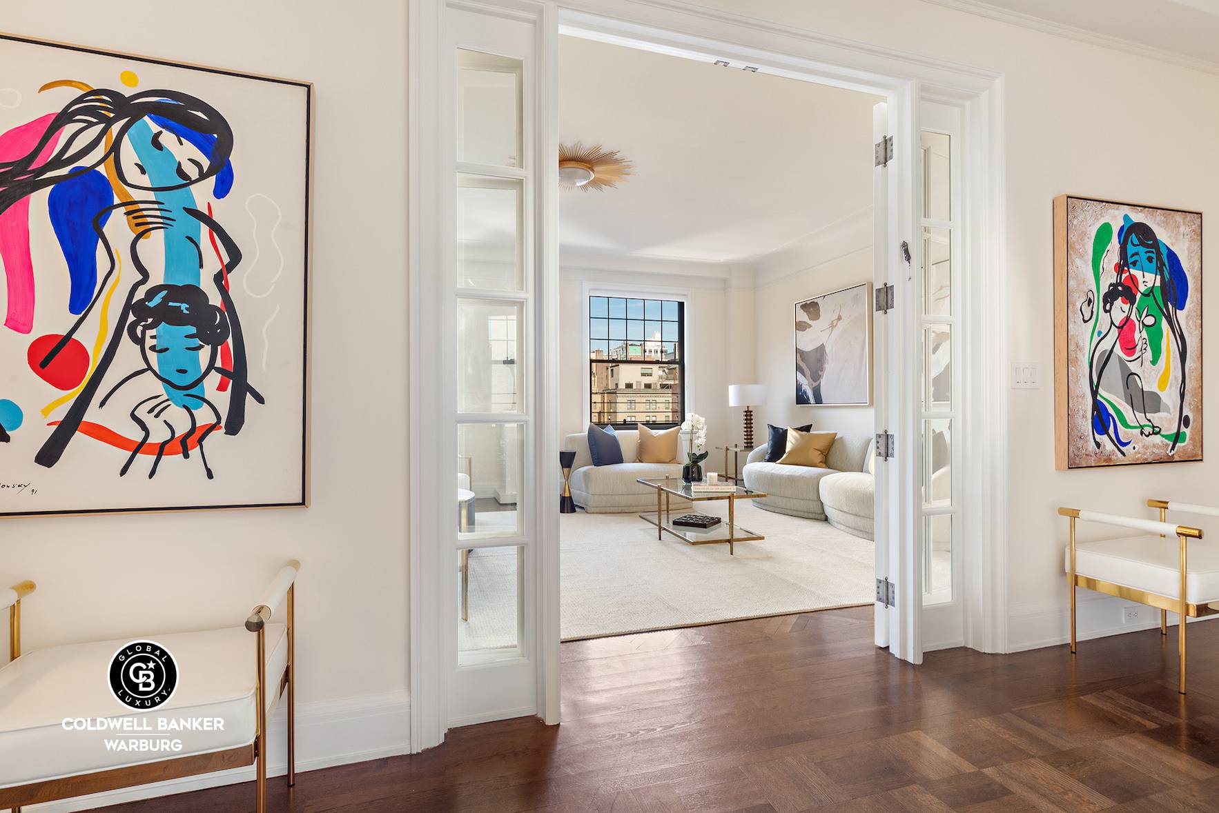 The luxury of space in a grand corner prewar apartment on West End Avenue in mint condition !