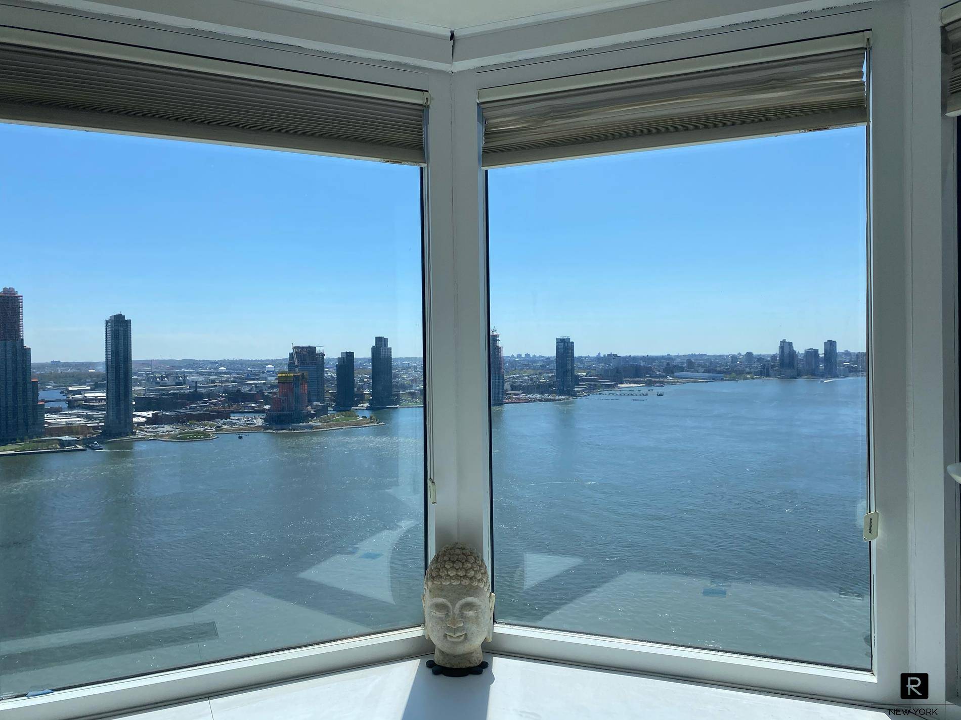 Truly Amazing River and City Views from this fully furnished 2 bedroom 2 bath apartment on the 36th floor of The Horizon, a full service concierge luxury building.