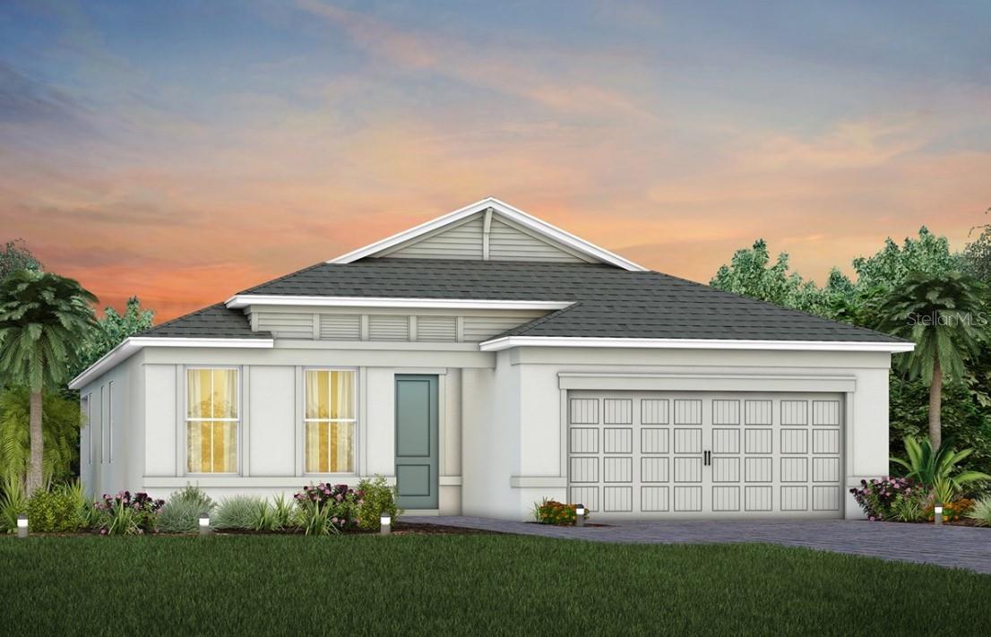 Exterior Design. Artistic rendering for this new construction home. Pictures are for illustrative purposes only. Elevations, colors and options may va