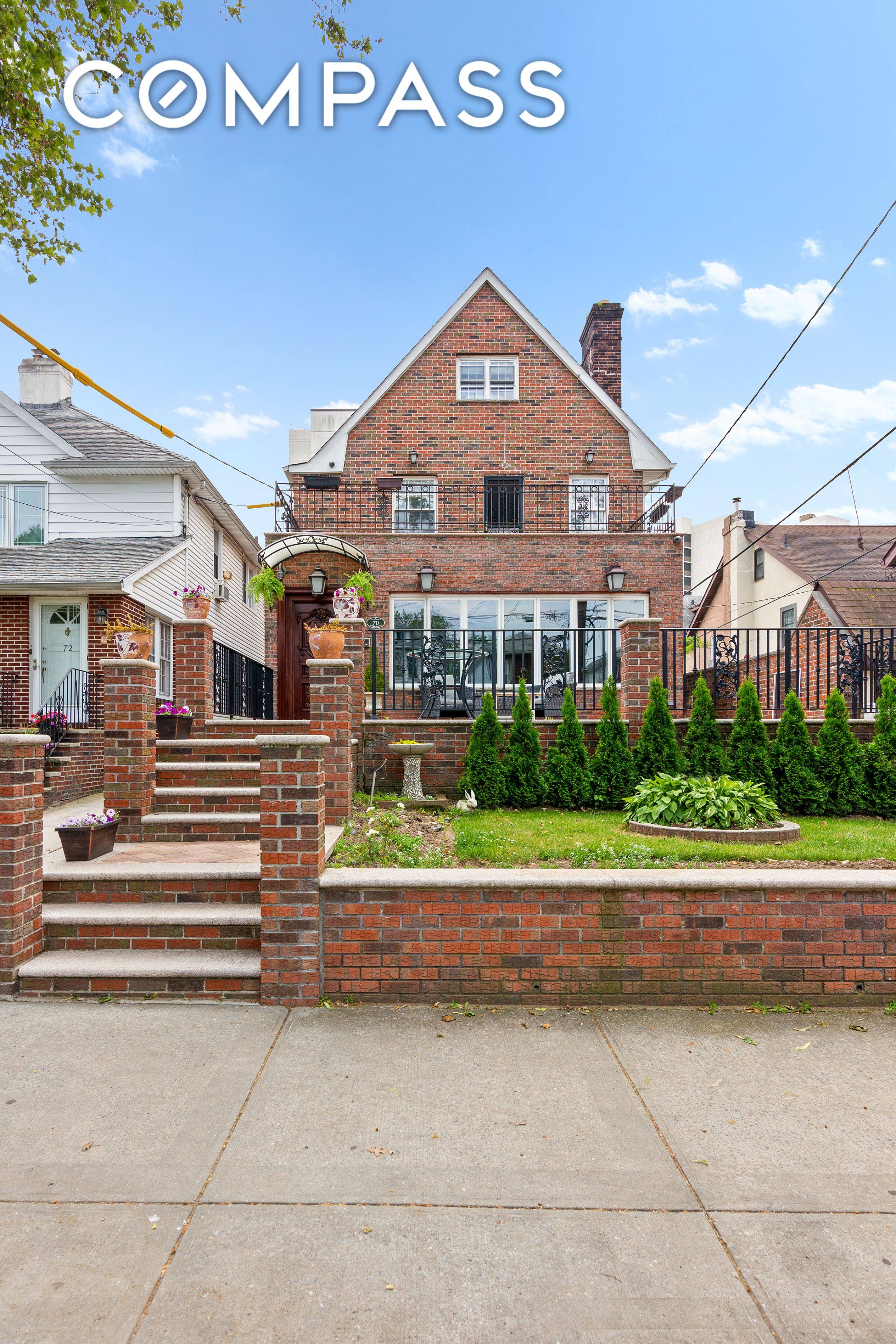 A single family detached, all brick, magnificent 30 x 220 lot size home.