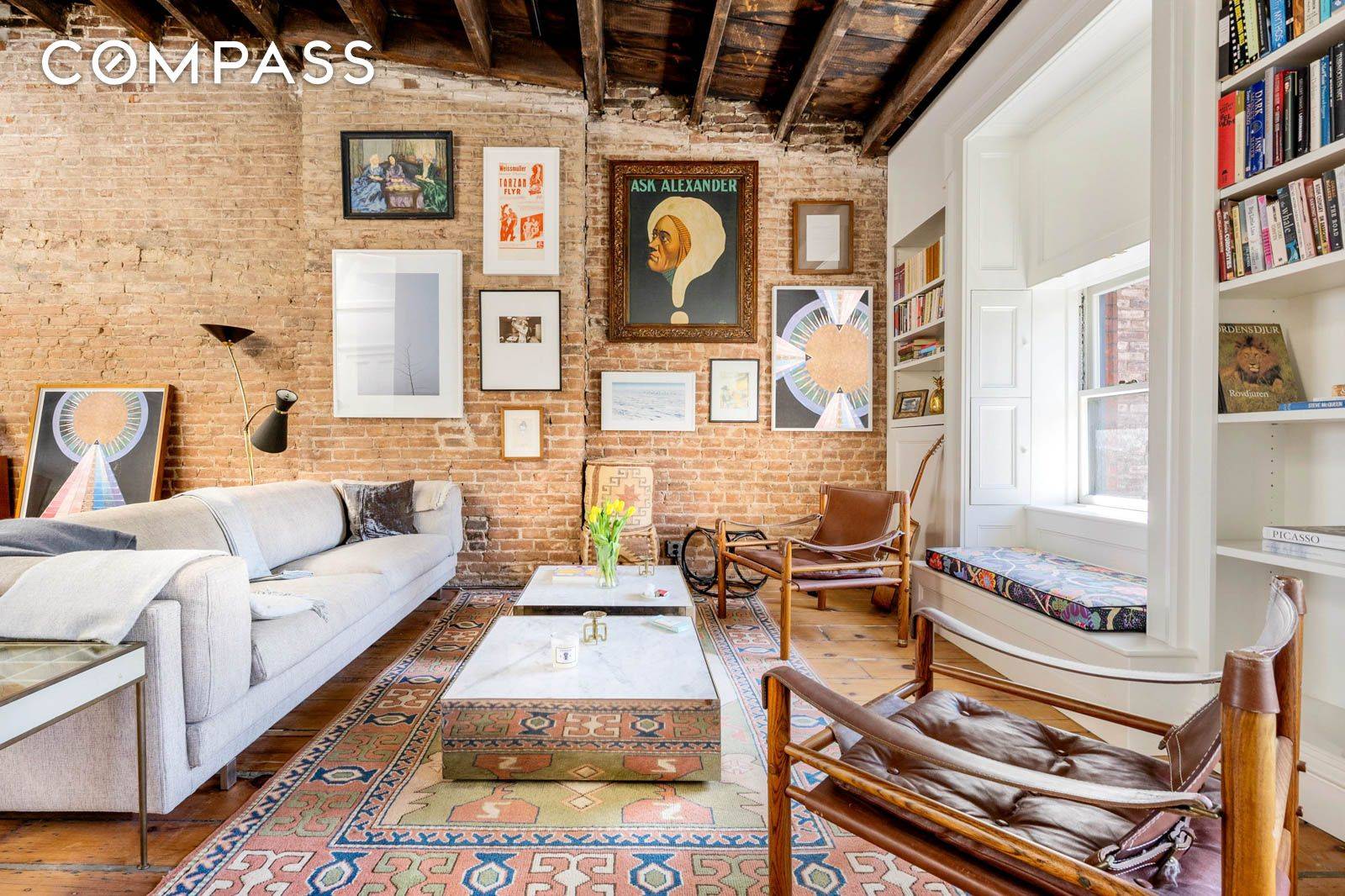 This loft like, full floor home is located on the top floor of a historic townhouse on arguably the most desirable of all East Village blocks.