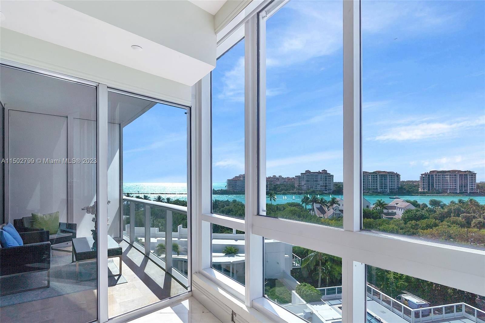 Rarely available large 1 br 1 1 2 bath with private balcony accessible from the bright living room and vast master bedroom overlooking lush tree top greenery and layered ocean ...
