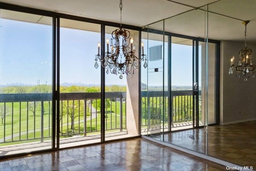 Wow ! Imagine walking into your front door to be greeted by unobstructed views from the floor to ceiling windows of the Manhattan Skyline on the left the Verrazano Bridge ...
