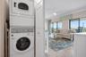 Washer/Dryer inside the unit