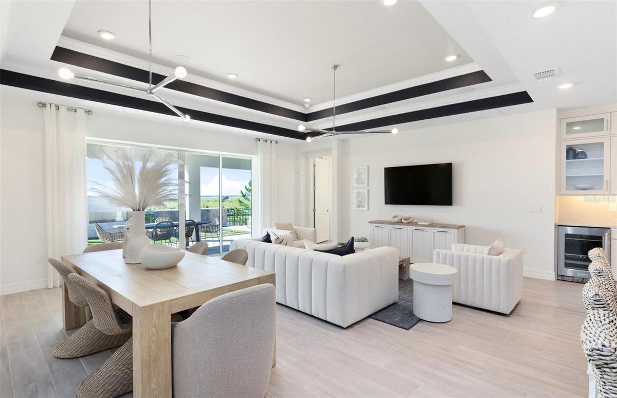 Model Home Design Only. Pictures and furnishings are for illustrative purposes only. Elevations, colors and options may vary. Furniture is for model h