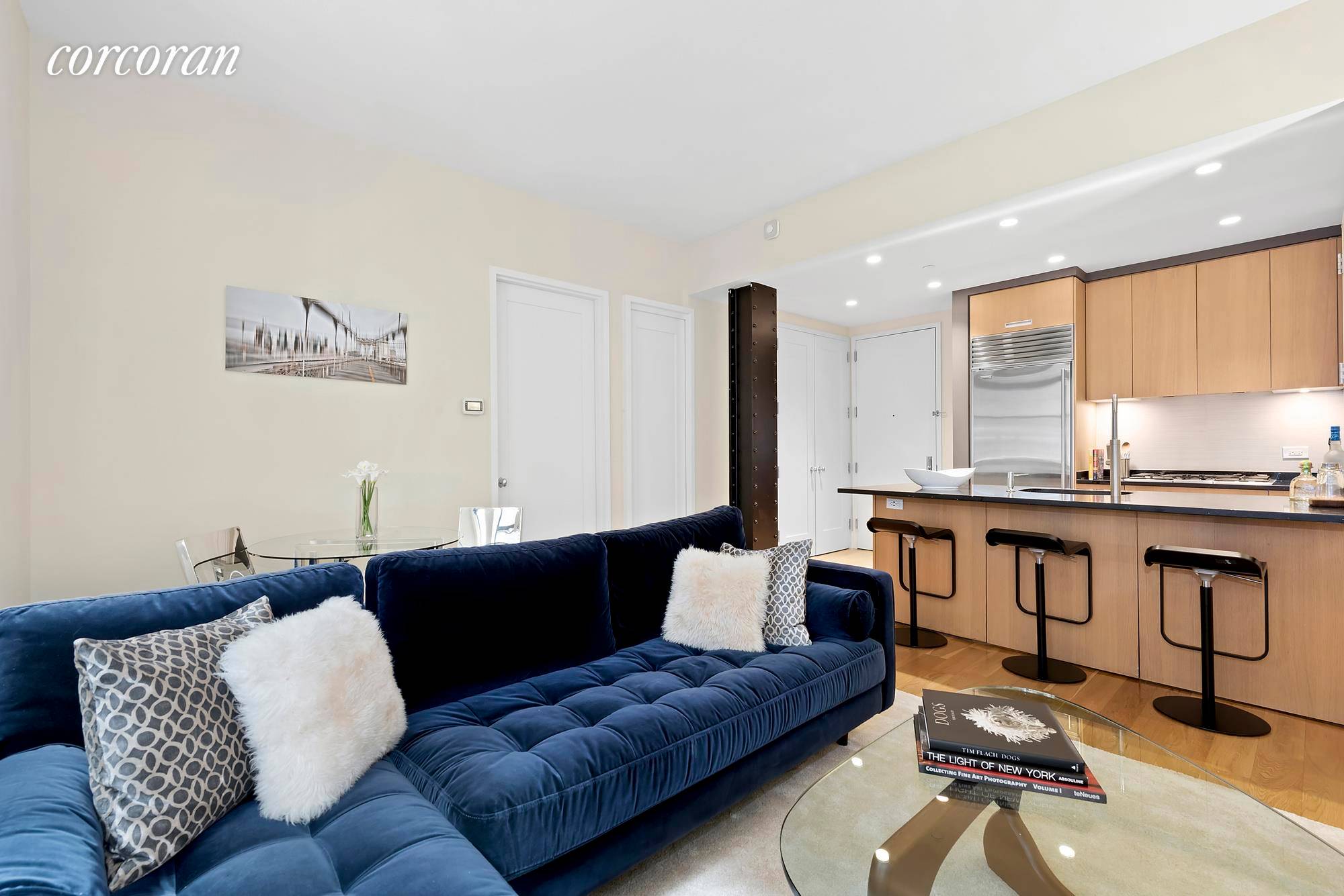 Exceptional Value for Light Lovers in Historic Downtown Loft conversion Framed by 10 foot ceilings, this airy space is flooded with southern light.
