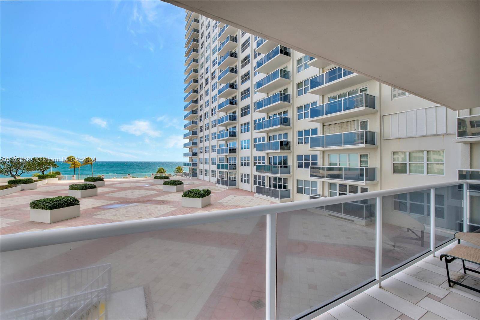 Step into a slice of paradise with this stunning 2 bedroom, 2 bath condo nestled on the pristine sands of Fort Lauderdale Beach.