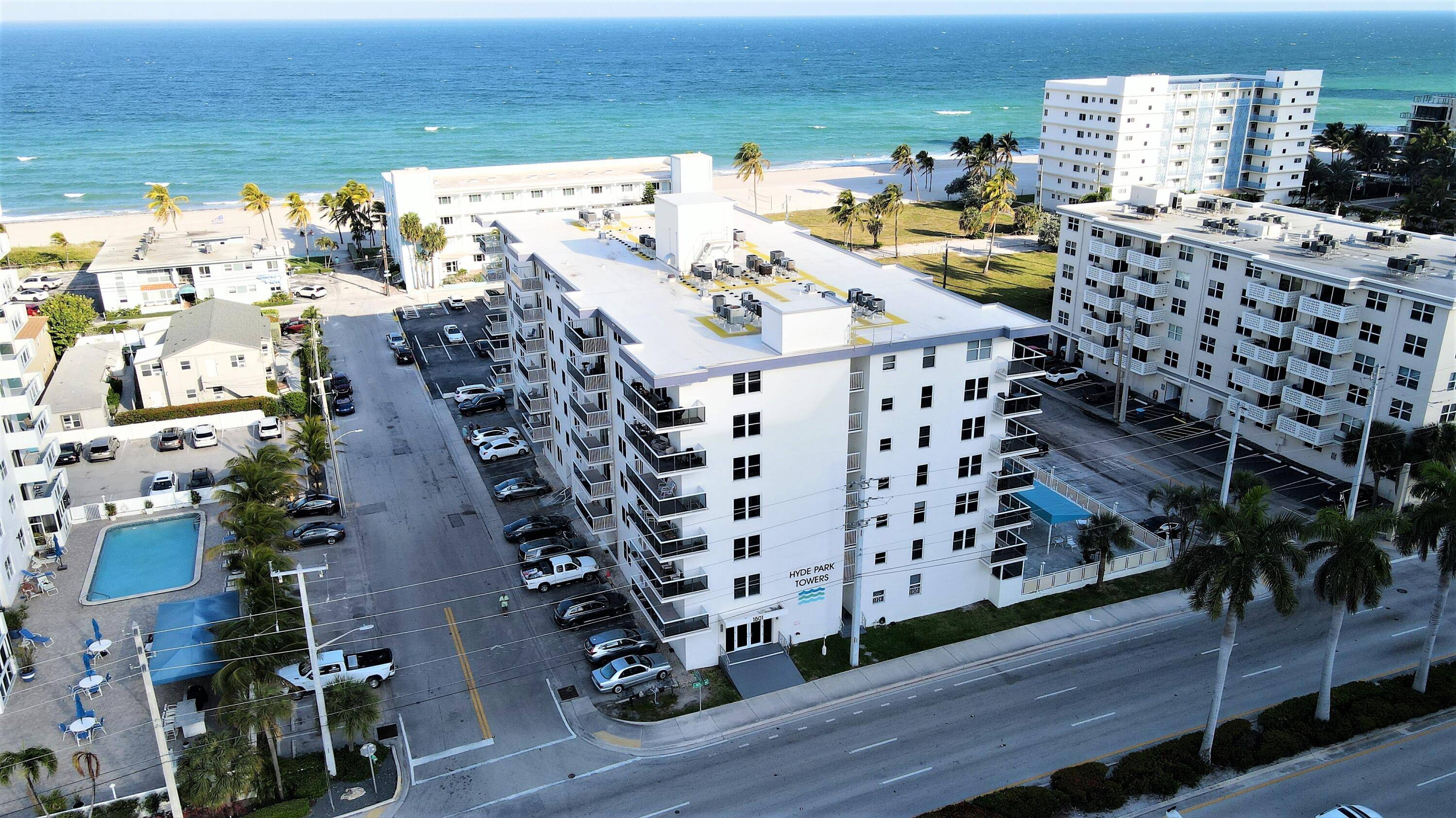 BEAUTIFULLY RENOVATED 1 AND 1 2 BATH ONE BLOCK FROM THE OCEAN WITH STUNNING BEACH AND WATER VIEWS FROM THE UNIT.