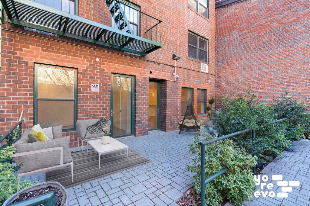 Private outdoor space and private entrance in the heart of the West Village 684 Washington Street BA checks every box !