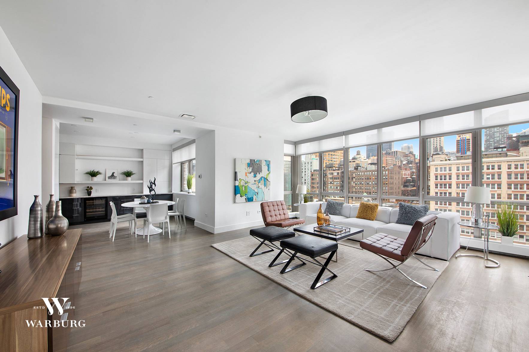 In the heart of Chelsea at 124 West 23rd Street, Apartment 14 is a full floor 3 4 bedroom, 3 bathroom condo, never before lived in, with 2, 385 square ...