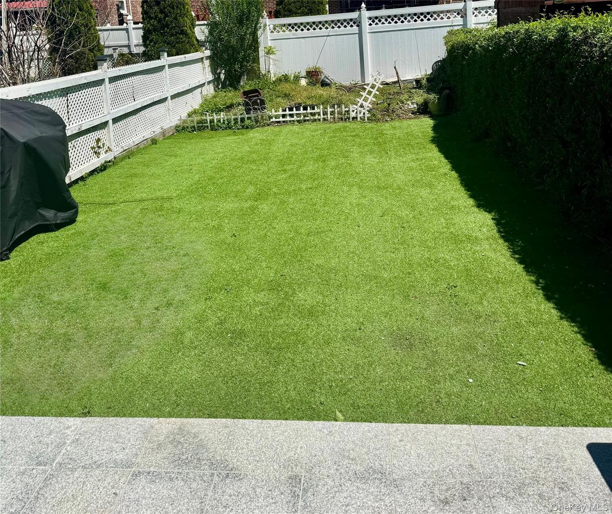 Back yard- private fenced and spacious