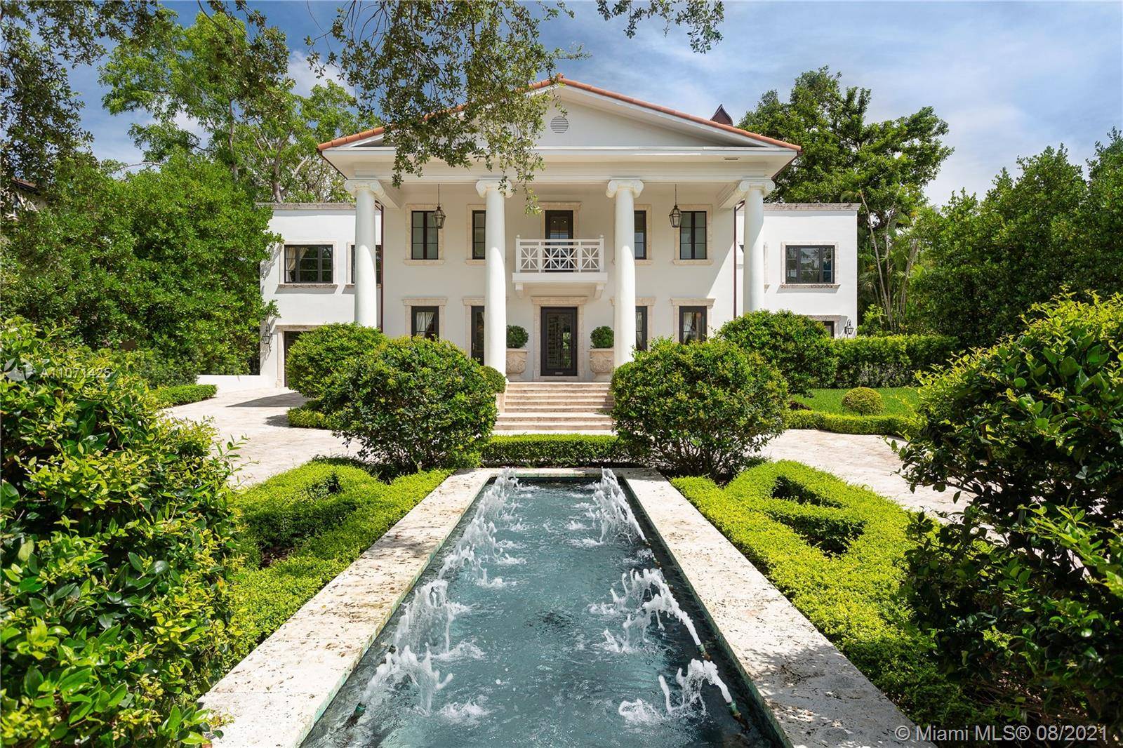 Built for John T. Peacock, one of the founders of Coconut Grove, on over 1 acre, this 7, 000 sf, two story Villa is the perfect blend of history luxury.