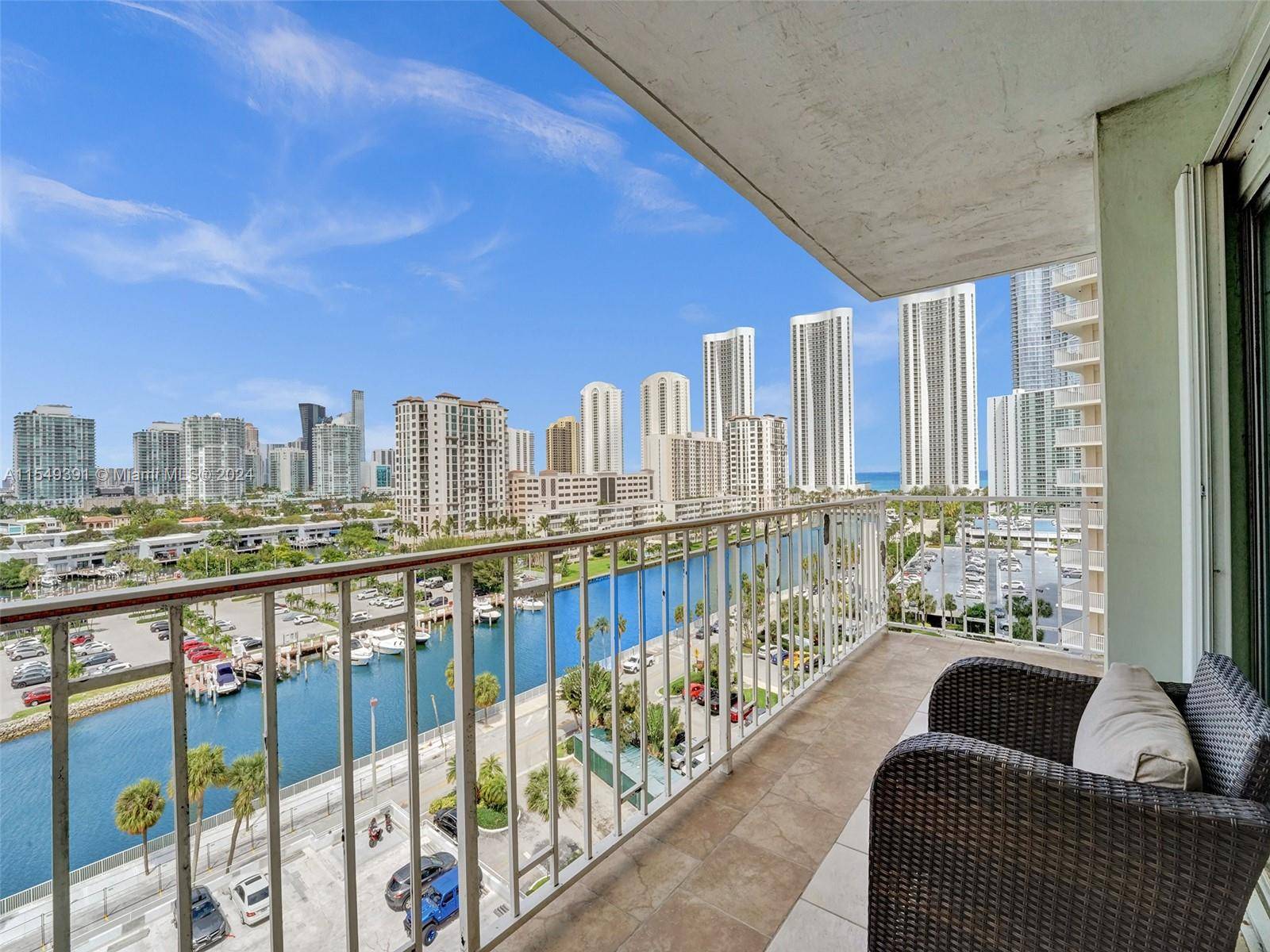 Corner Unit with wrap around balcony giving you pretty water views all over.