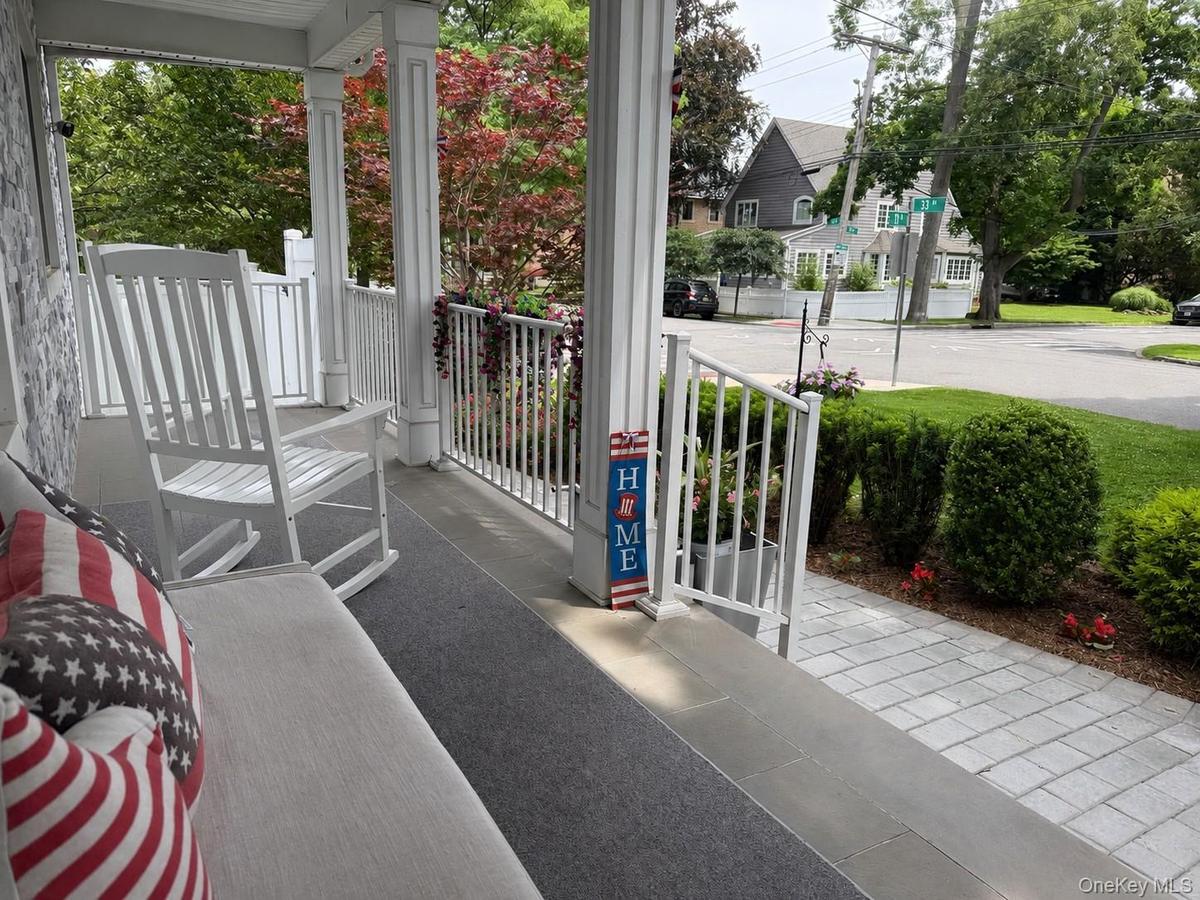 Tranquil front porch.
