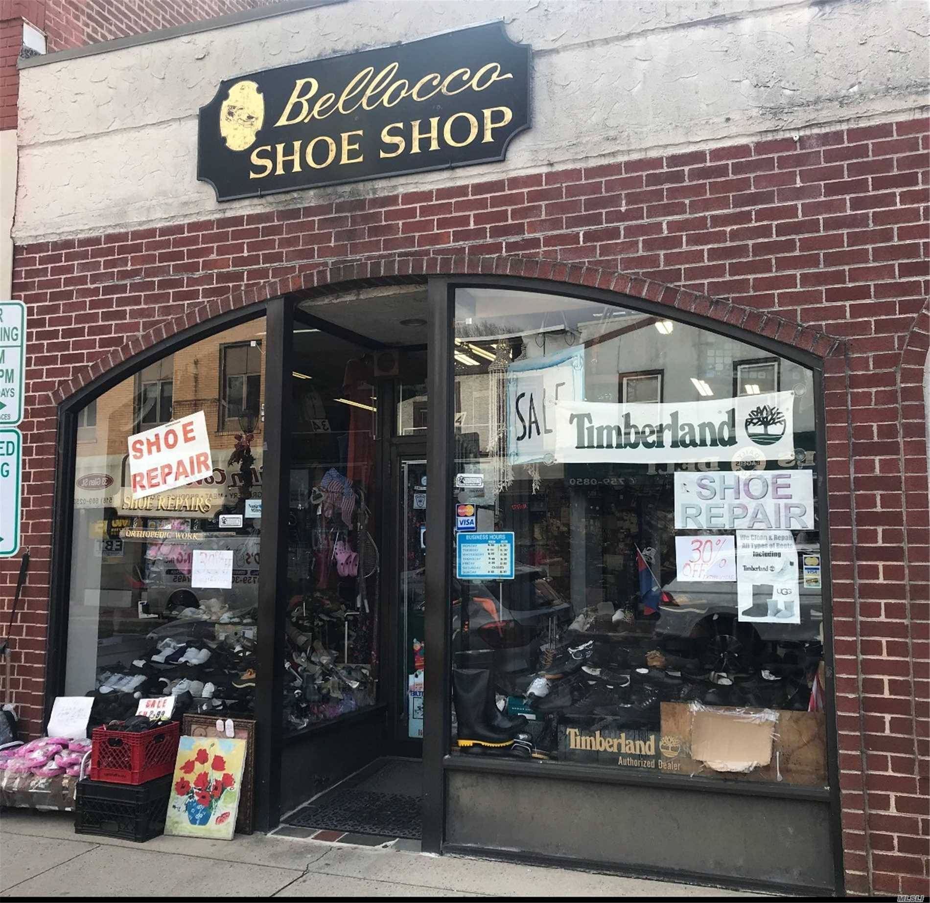 Bellocco Shoe Shop Repair Business For Sale.
