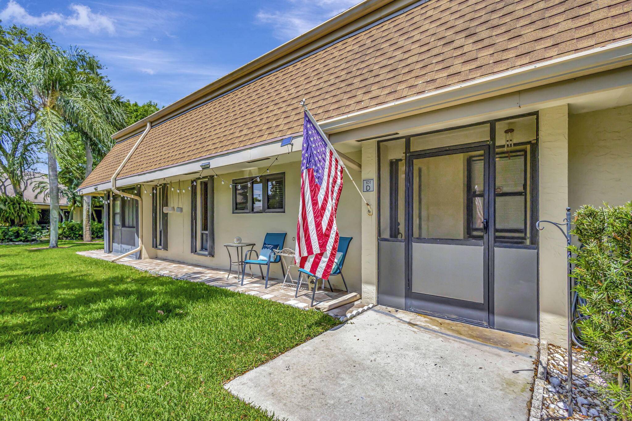 Furnished turnkey spacious 2 bedroom, 2 bathroom condo in highly sought after Augusta Community in Indian Creek, Jupiter.