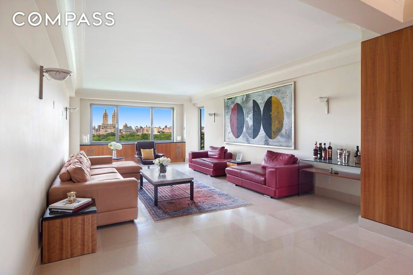 XXXMINT, superb renovation amp ; finishes, with spectacular views of Central Park, iconic Manhattan skyline and Fifth Ave.