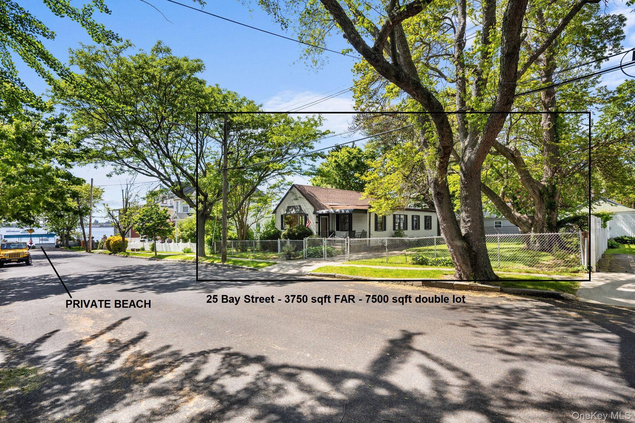 A Rare DOUBLE LOT Opportunity 7, 500 SQFT 75' x 100' with 5, 625 SQFT BUILDABLE FAR !