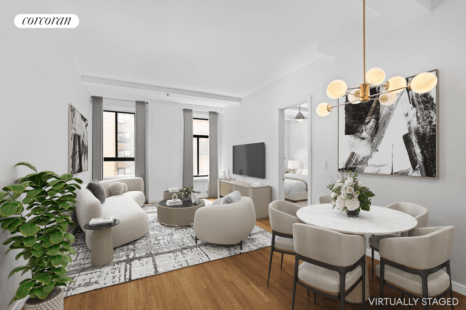 Welcome to 303 Mercer Street, Apartment A406, a quintessential Greenwich Village loft with soaring 10 foot ceilings offering a welcome respite from a bustling city.