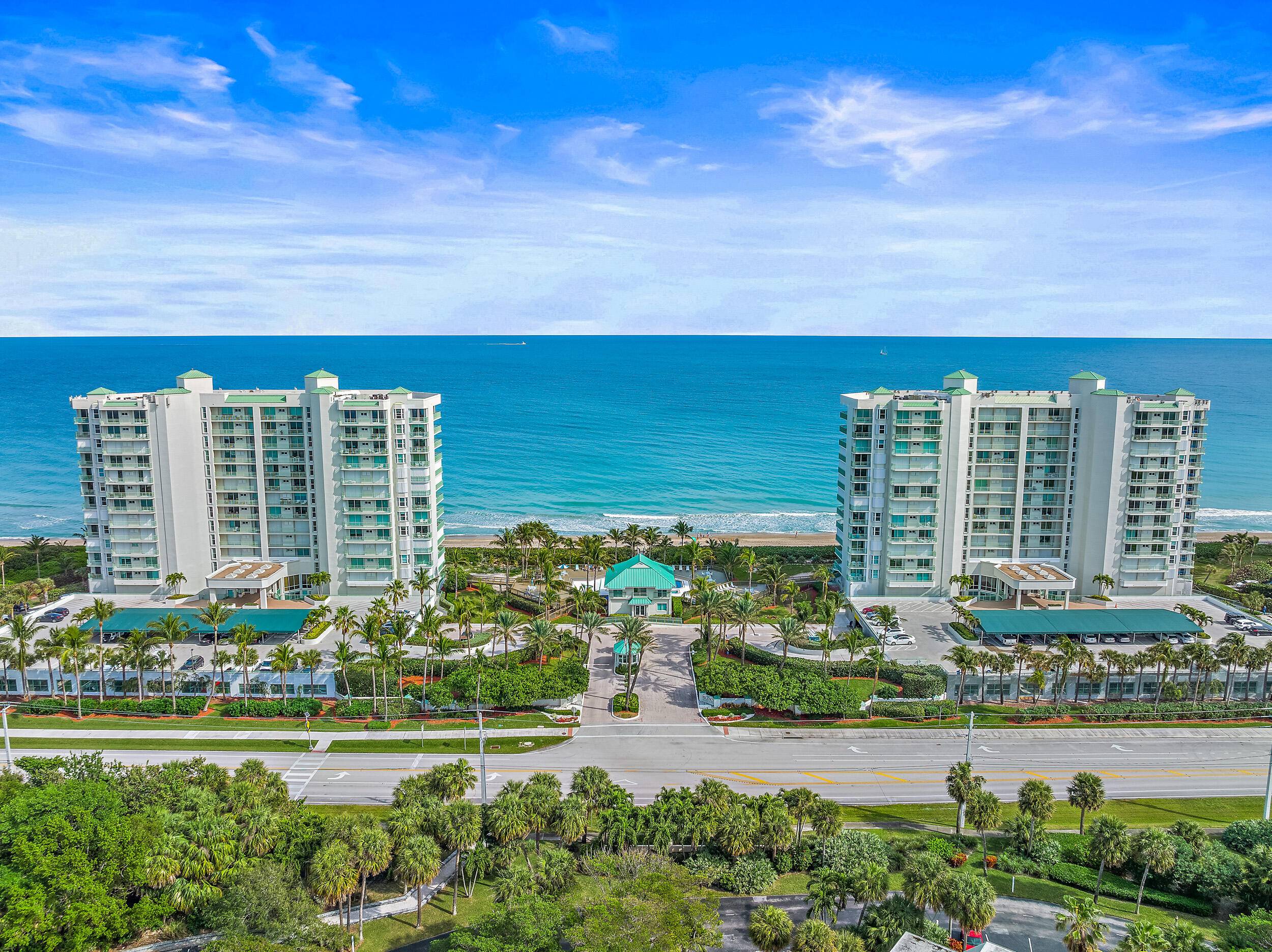 Step into a world where luxury and oceanfront living blend seamlessly in this 3BD, 3BA fully furnished condo at the Regency on Hutchinson Island.