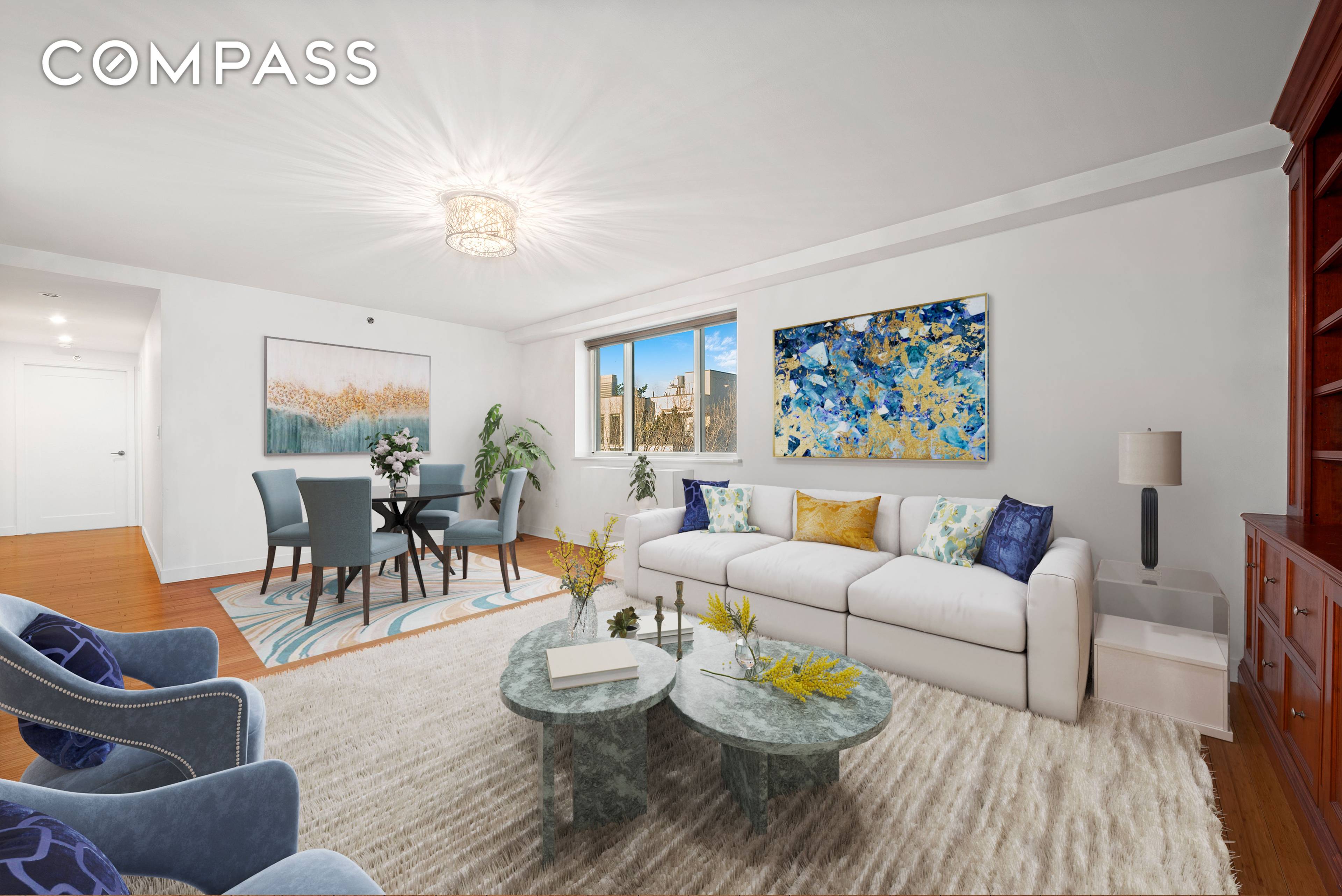Large and bright two bed two bath in a New Development condo in Harlem !