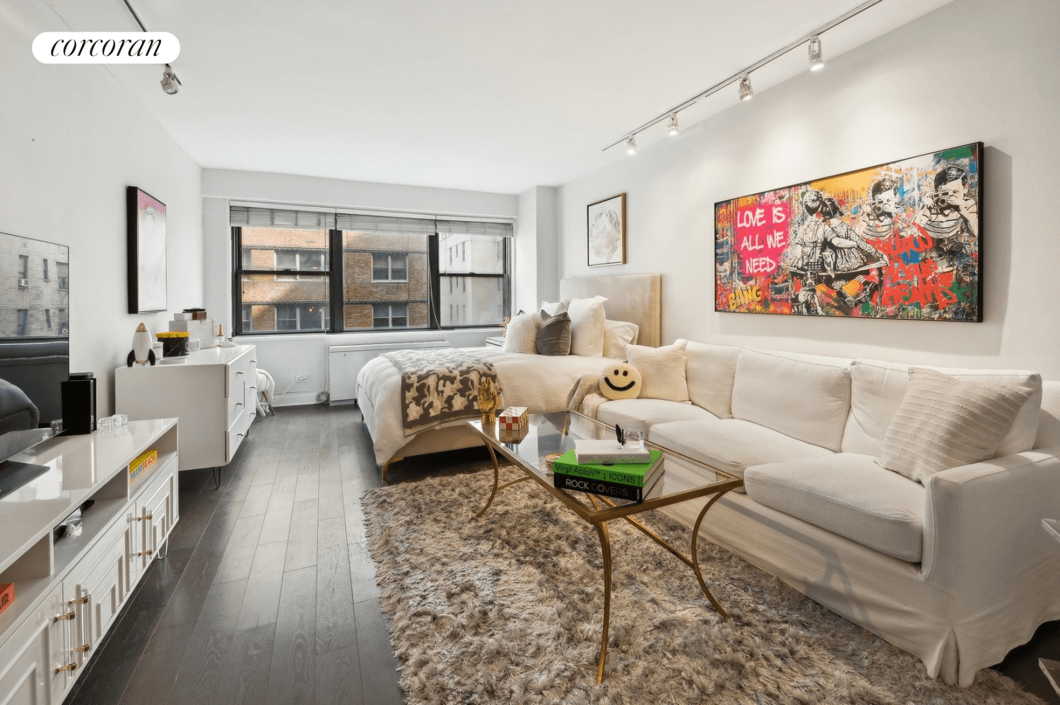 Welcome to your superb studio apartment at The Parker Gramercy, where abundant natural light, wide plank wood floors, and an inviting open floor plan await.