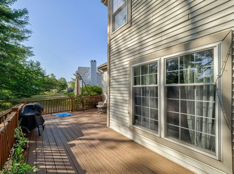 wood deck overlook green space