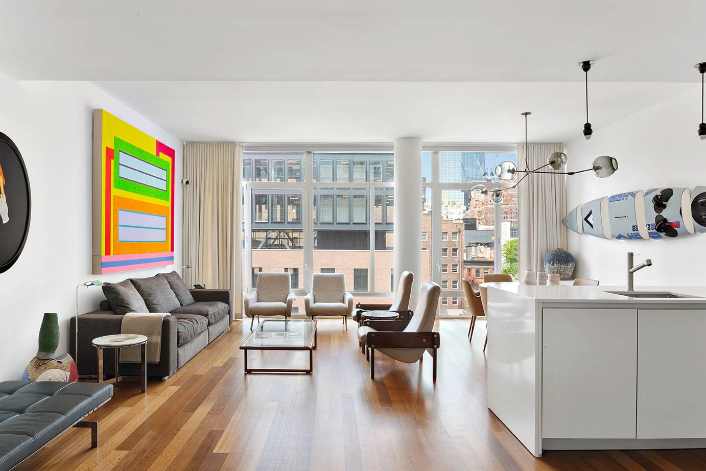 COMPLETELY RENOVATED ! Perched above West Chelsea's Contemporary Art Gallery District, equidistant between the New COMPLETELY RENOVATED !