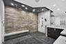 PRIMARY BATHROOM & STEAMSHOWER & SEPARATE STEAM ROOM LOCATED ON 1ST FLOOR - steamroom & steam shower are separated by glass.