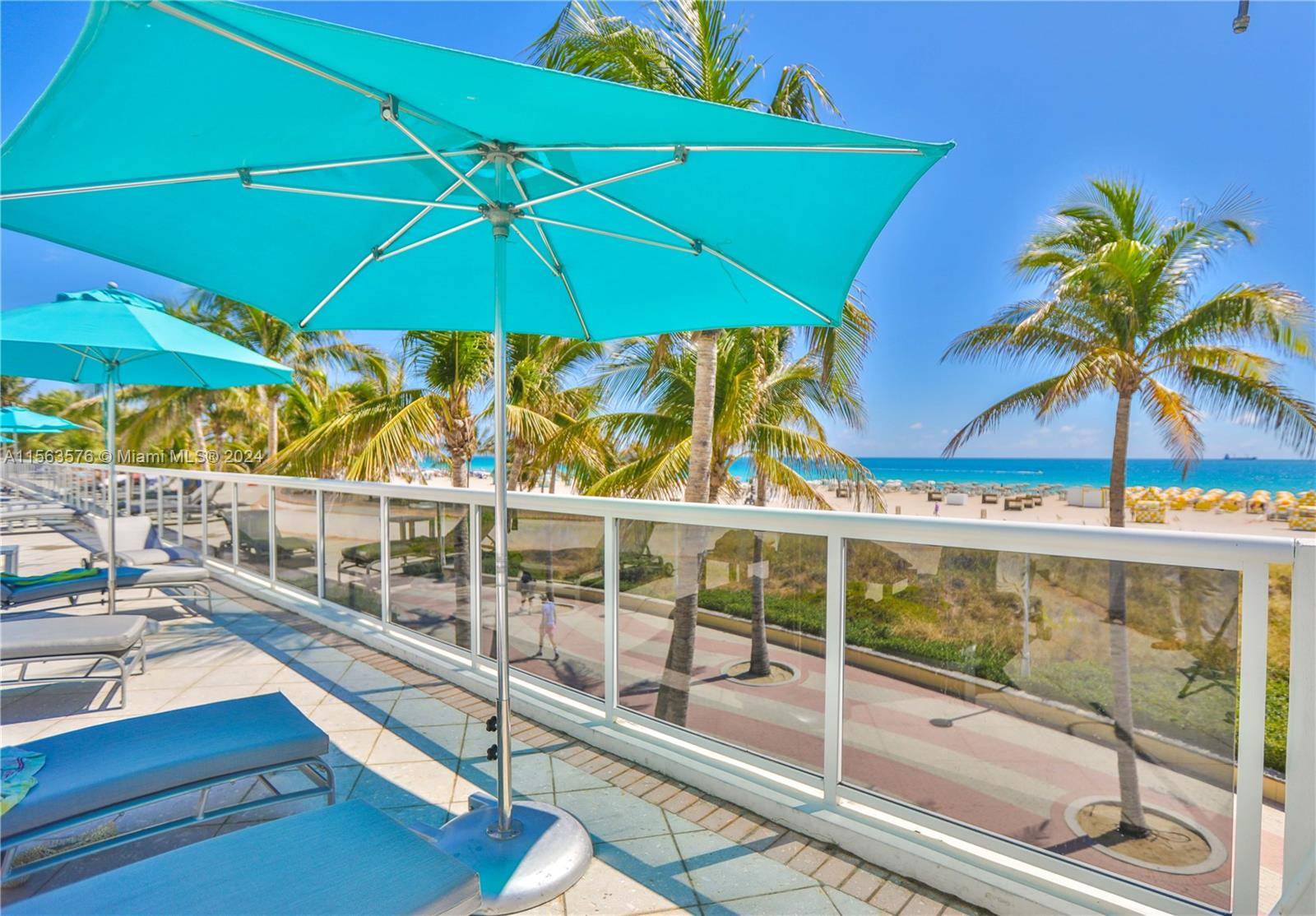 Direct on the beach, 9th floor corner 1 1 unit with Attached Studio with its own bathroom and fully equipped kitchen for guest, in laws or as separate rental opportunity ...