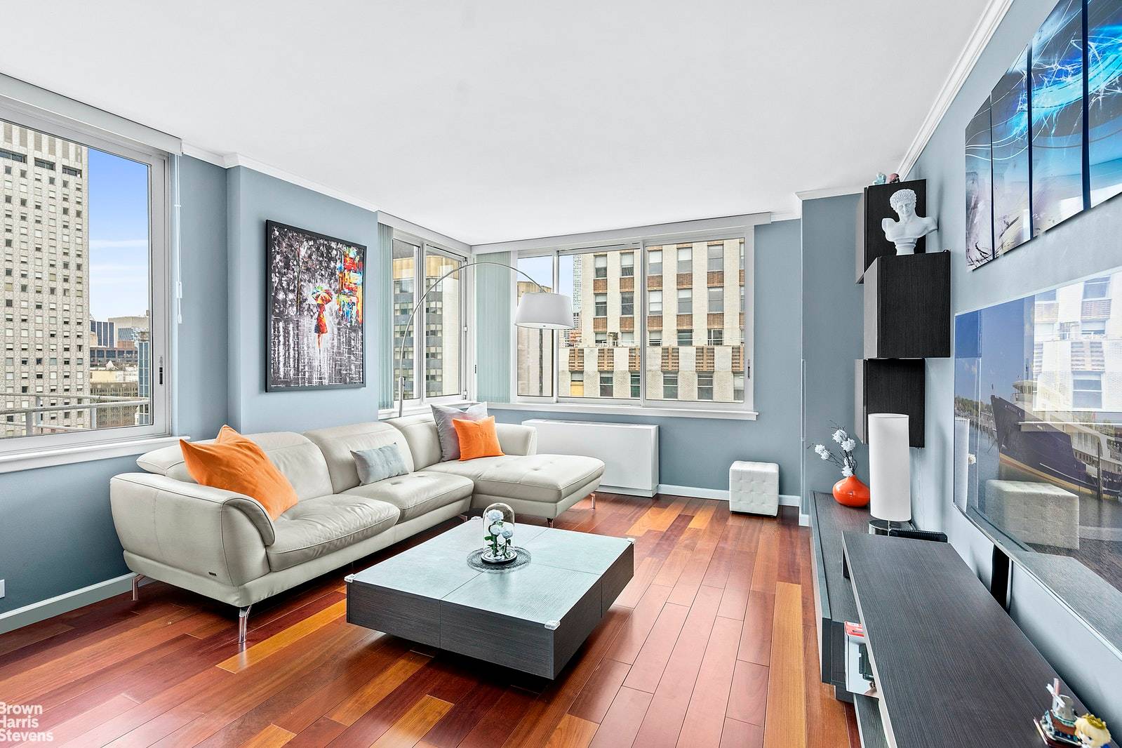 Perched on the 38th floor at the coveted Vanderbilt Condominium, you can practically touch the Chrysler Building from this triple exposure south, west and east One bedroom convertible two bedroom ...